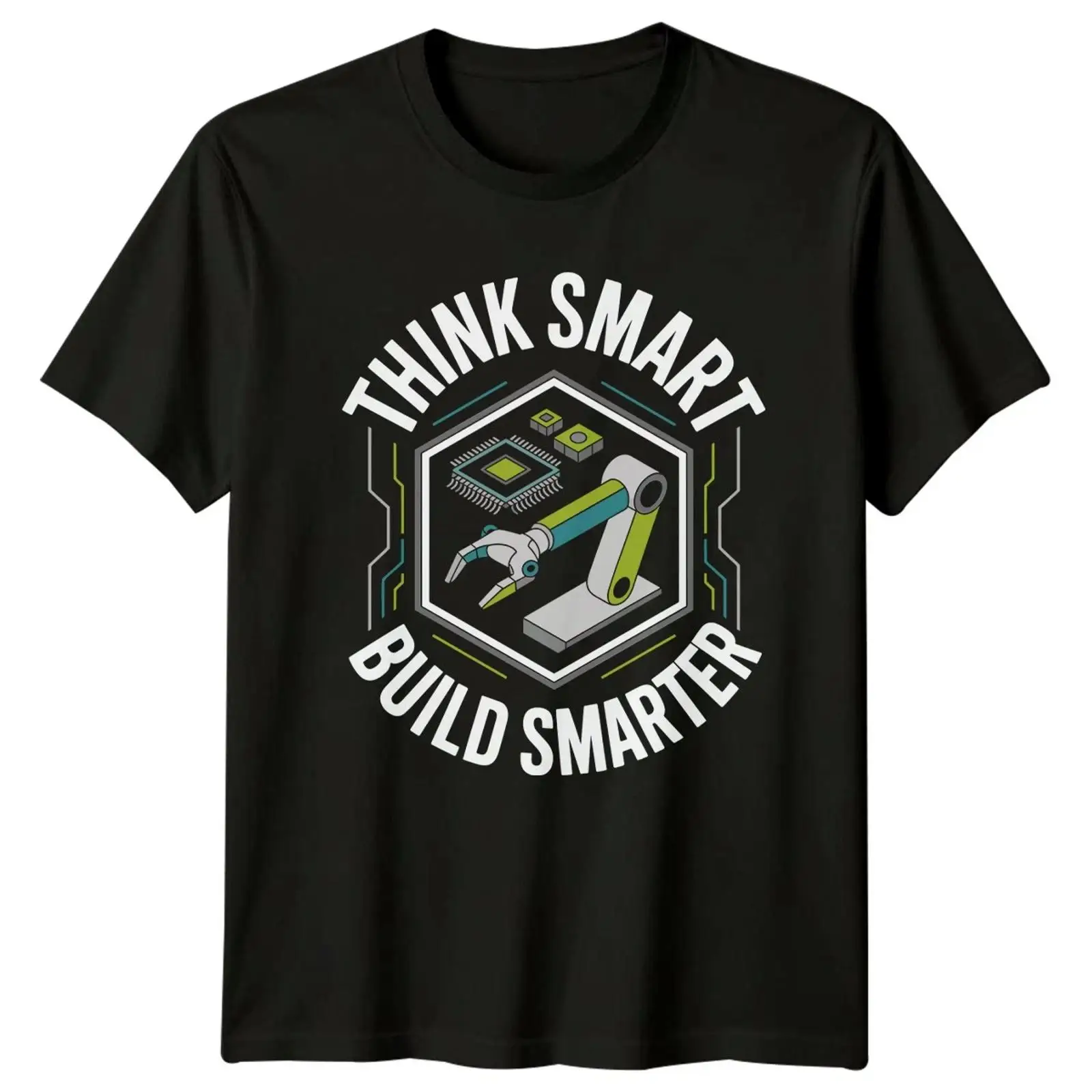 Vintage Fashion Build - Think Smart Build Smarter Herren T-shirt