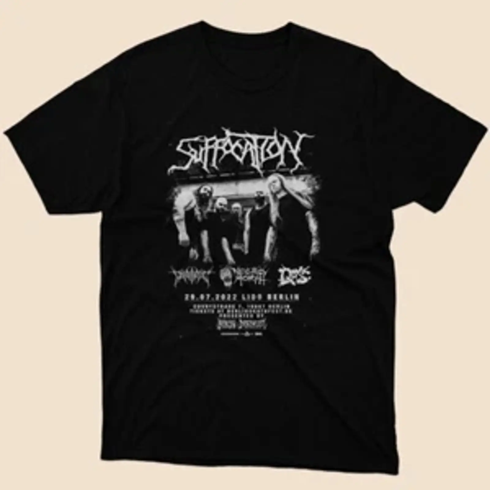 Vintage Fashion Berlin - Suffocation 80s Lido Berlin Music T-shirt