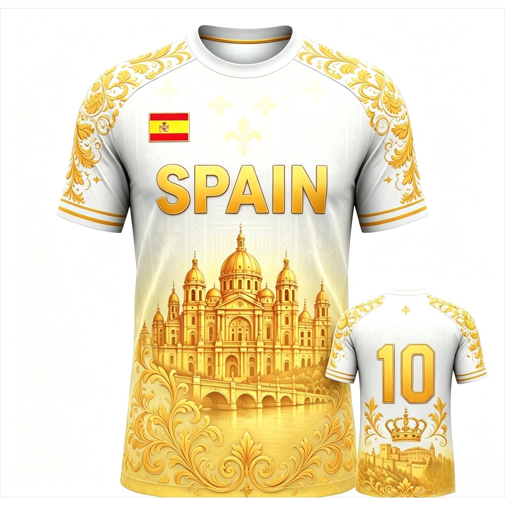 Vintage Fashion Build - Spanje Golden Building Vintage bloemenprint heren