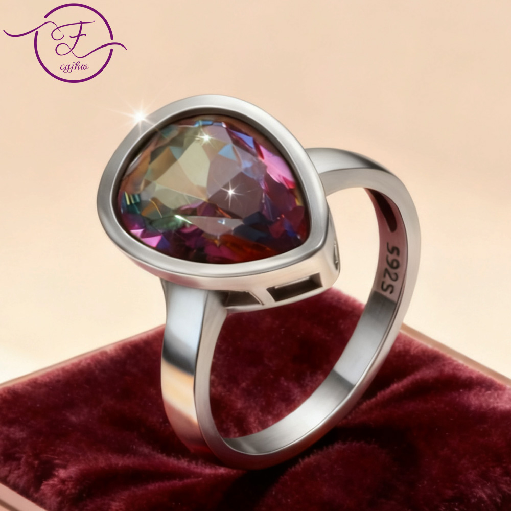 Vintage Fashion Guild - Mode S925 Zilveren Ring voor Vrouwen