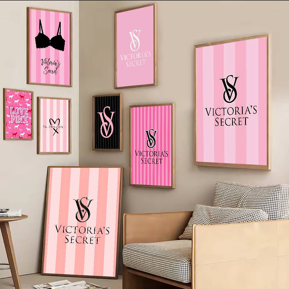 Vintage Fashion Wallpaper - V-Victorias-Fashion-S-Secret Vintage posters Kleverige whitepaper-prints Posters