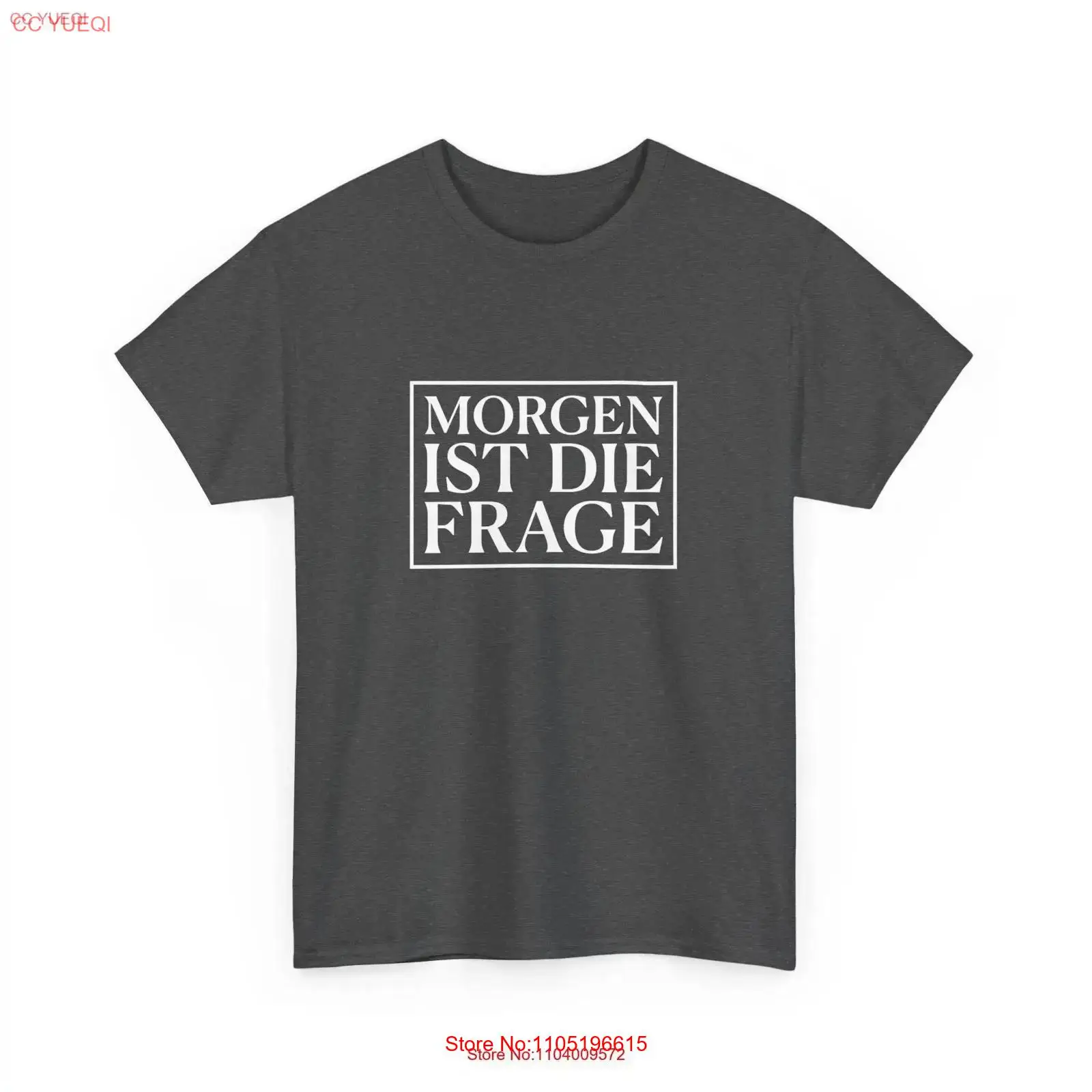 Morgen is sterf Frage T-shirt  - Vintage Fashion Berlin recensie en prijs