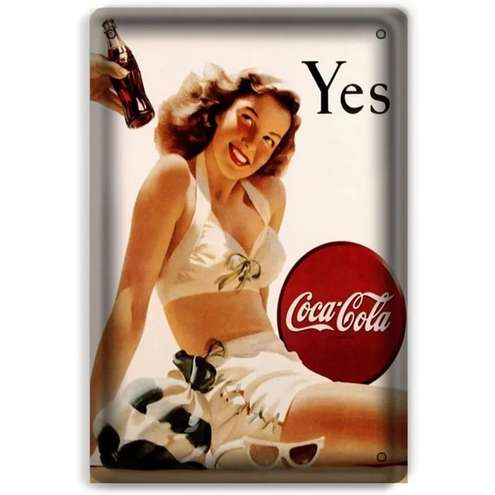 Vintage metalen bord met 'Nost - Vintage Fashion Enthusiasts recensie en prijs