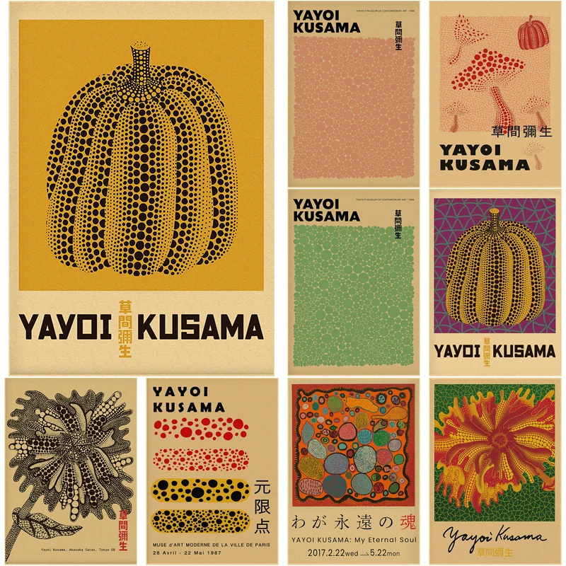 Yayoi Kusama Tentoonstelling P - Vintage Fashion Wallpaper recensie en prijs