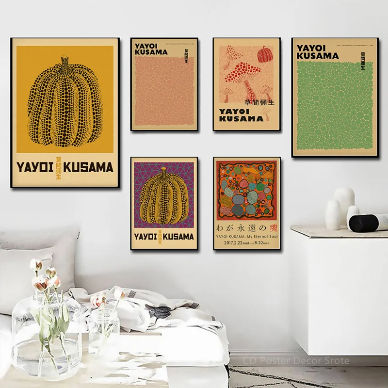 Yayoi Kusama Tentoonstelling P - Vintage Fashion Wallpaper recensie en prijs