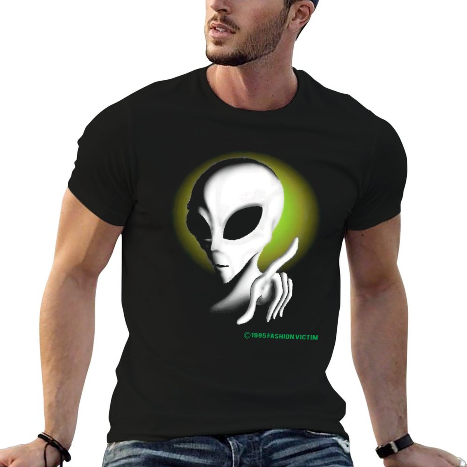 1995 ALIEN Vintage Glow In The - Vintage Fashion Victim Shirt recensie en prijs
