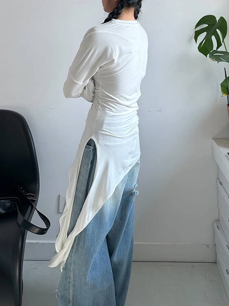 Hem Dames Wit Onregelmatig Ele - Vintage Fashion Build recensie en prijs