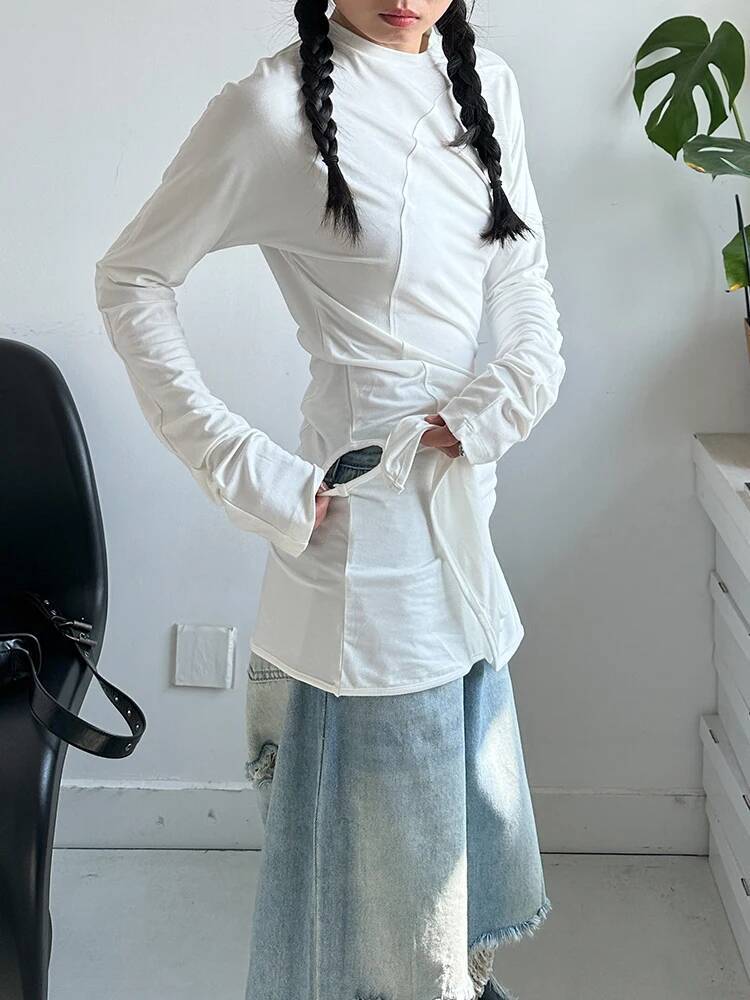 Hem Dames Wit Onregelmatig Ele - Vintage Fashion Build recensie en prijs