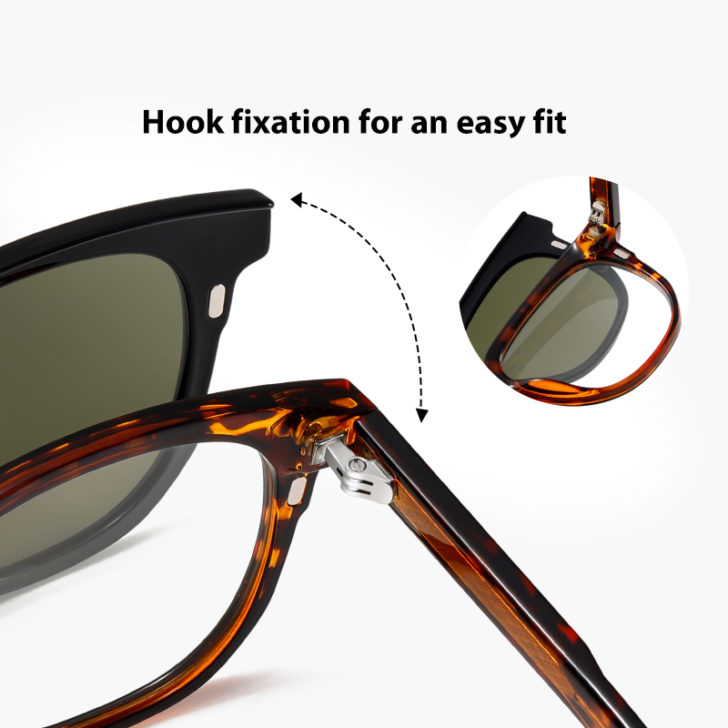 Fashion zonnebril man clip op  - Vintage Fashion Enthusiasts recensie en prijs