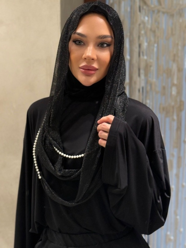Nieuwe Dubai Hood Hijab Parelk - Vintage Fashion Hijab recensie en prijs