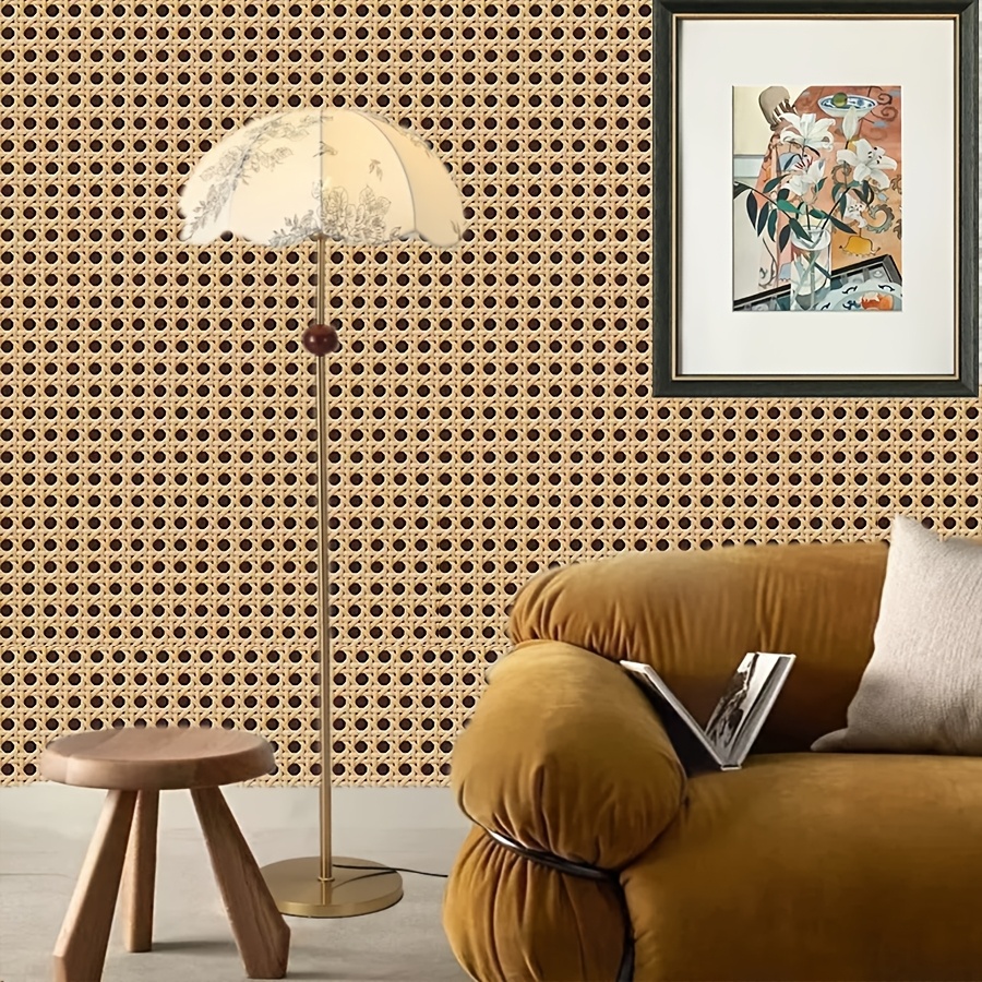 Vintage rieten stijl zelfkleve - Vintage Fashion Wallpaper recensie en prijs