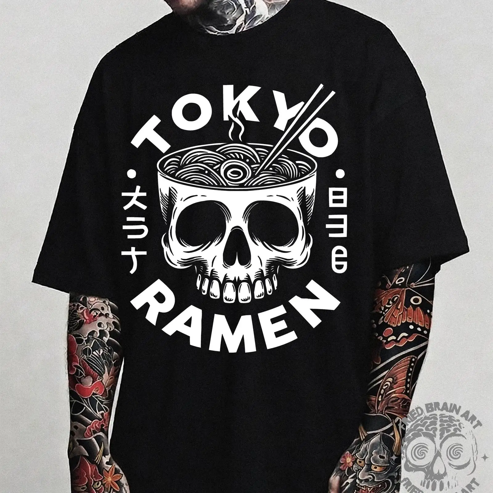Tokyo Skull Ramen T-shirt Japa - Vintage Fashion In Tokyo recensie en prijs