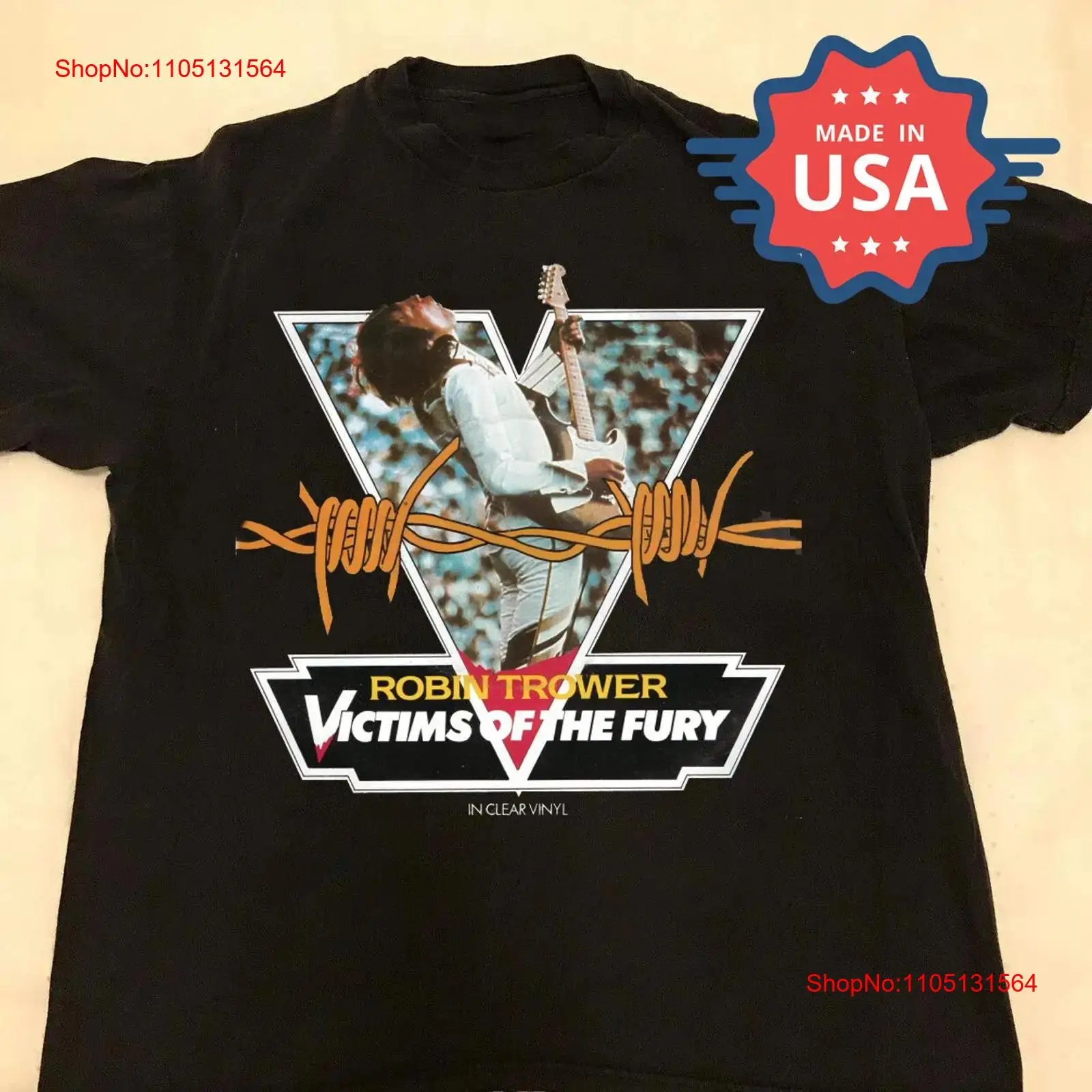Robin Trower Slachtoffers Van  - Vintage Fashion Victim Shirt recensie en prijs