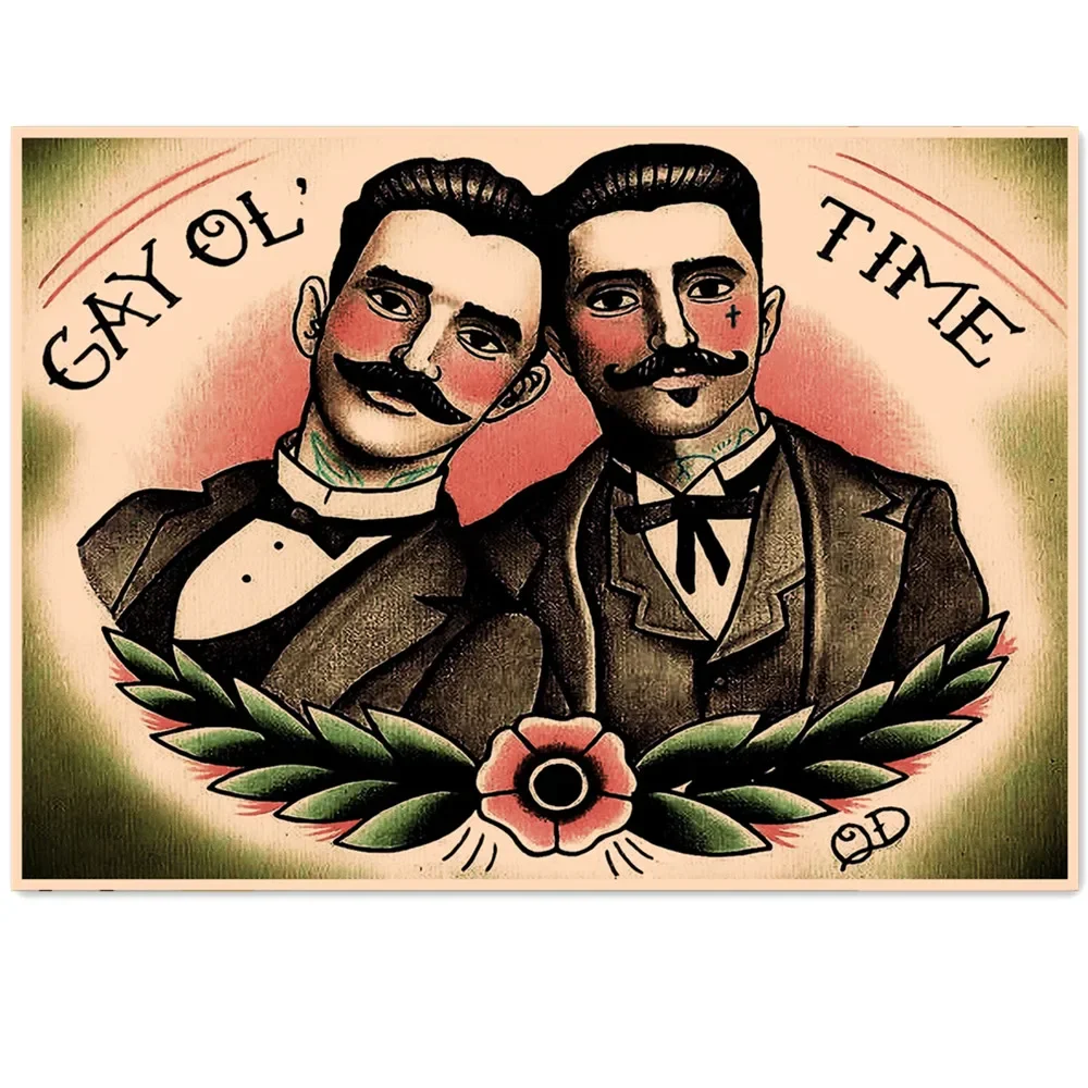 Retro Kraftpapier Print Art Sc - Vintage Fashion Wallpaper recensie en prijs