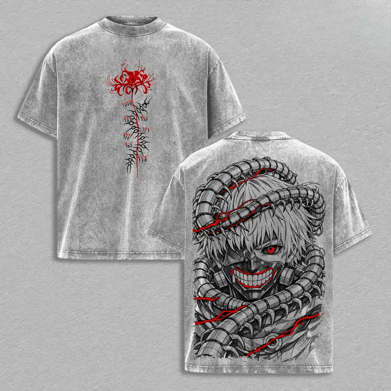 Manga Kaneki Ken Retro T-Shirt - Vintage Fashion In Tokyo recensie en prijs