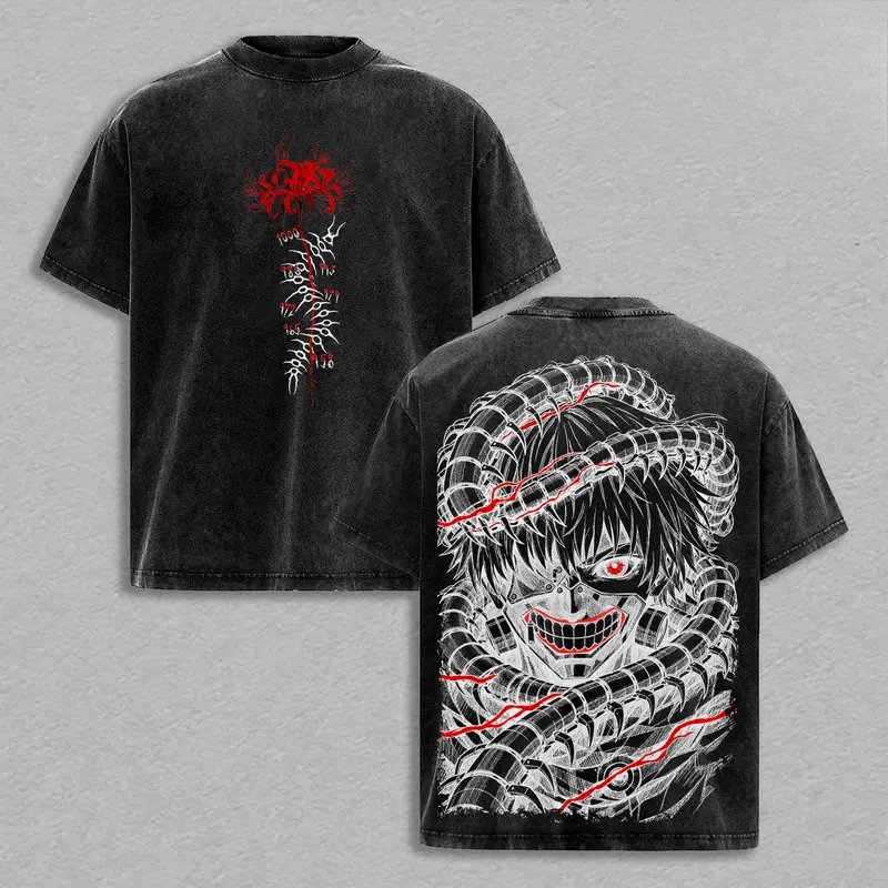 Manga Kaneki Ken Retro T-Shirt - Vintage Fashion In Tokyo recensie en prijs